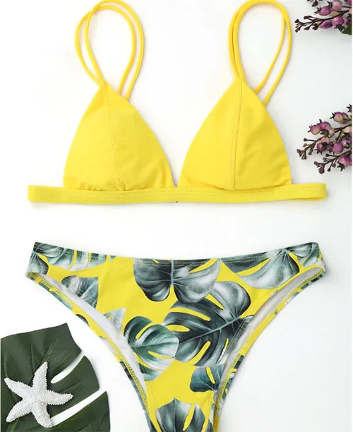 Biquíni feminino com bojo estampa tropical - imagem 3
