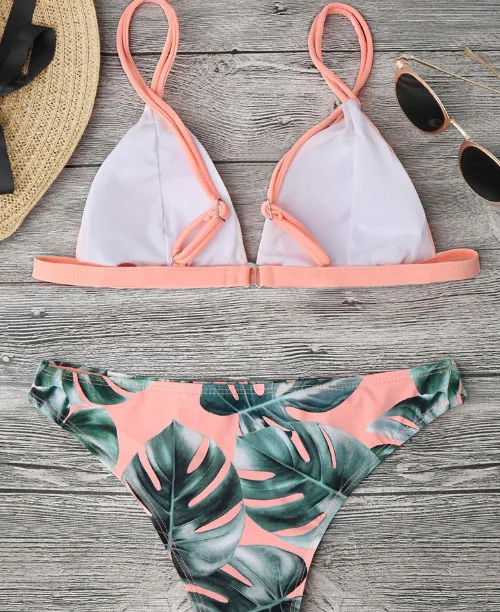 Biquíni feminino com bojo estampa tropical - imagem 9