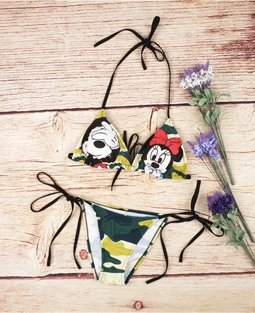 Biquini cortininha estampa do Mickey Mouse - imagem 3