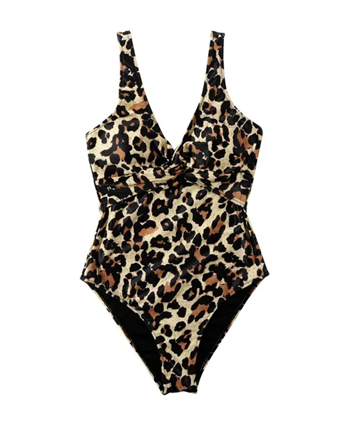 Maiô de praia estampa de leopardo - imagem 3