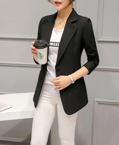 Blazer feminino slim fit acinturado colorido - imagem 5