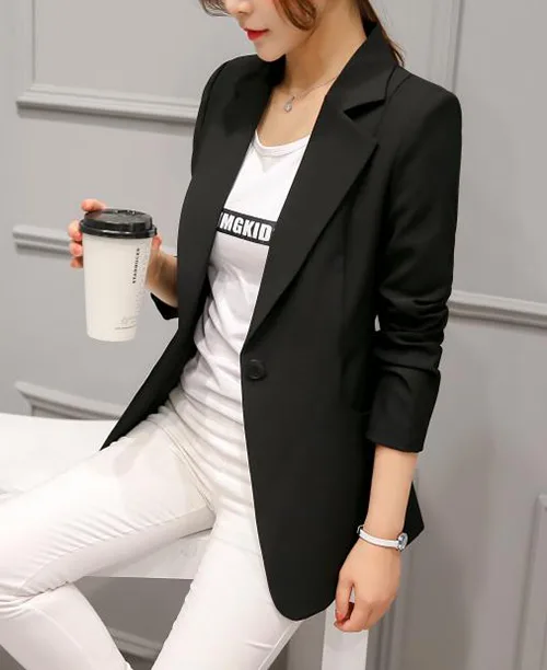 Blazer feminino slim fit acinturado colorido - imagem 6