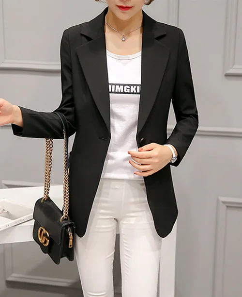 Blazer feminino slim fit acinturado colorido - imagem 8