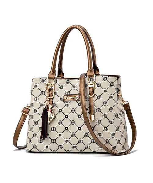 Bolsa feminina média de couro sintético - imagem 3