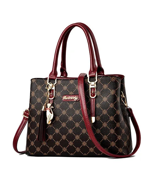 Bolsa feminina média de couro sintético - imagem 5