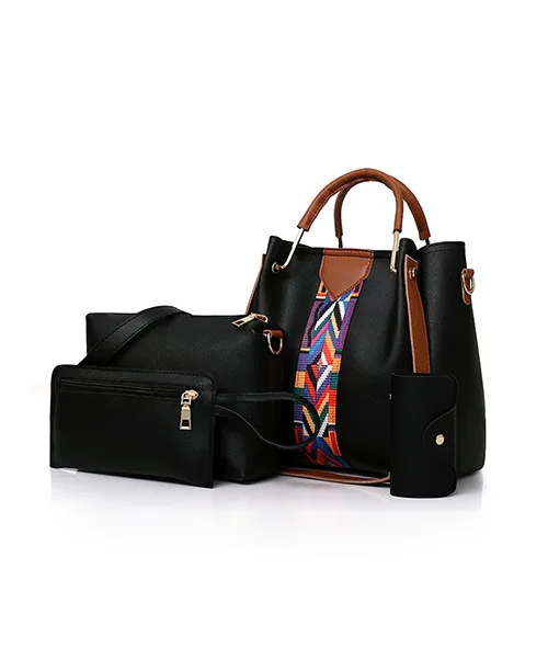 Bolsa de ombro feminina em couro sintético - imagem 4