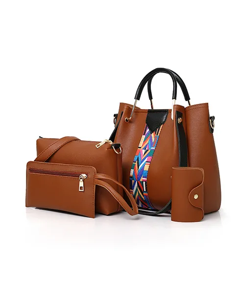 Bolsa de ombro feminina em couro sintético - imagem 3