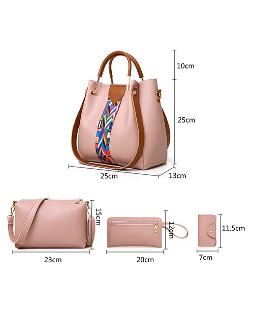 Bolsa de ombro feminina em couro sintético - imagem 14