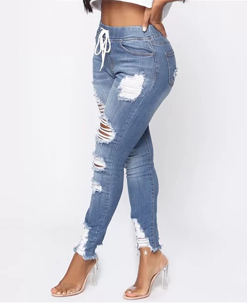 Calça jeans feminina destroyed - imagem 3