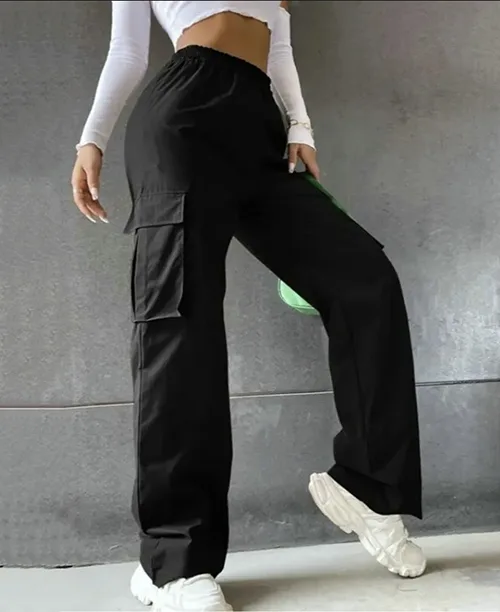 Calça cargo feminina de sarja - imagem 3