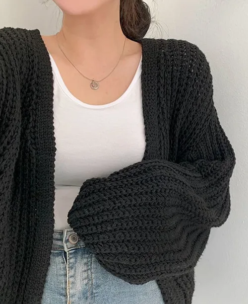 Cardigan feminino de tricot - imagem 12