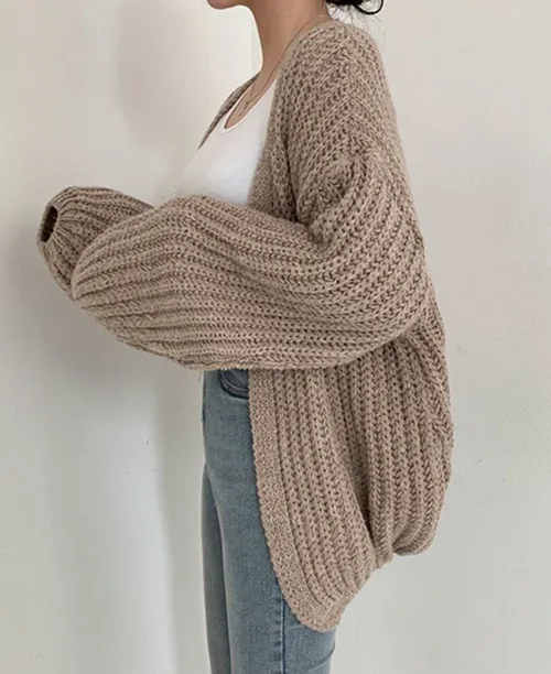 Cardigan feminino de tricot - imagem 3
