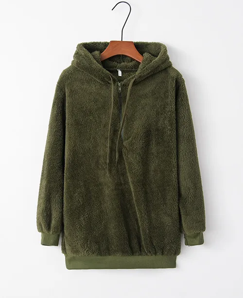 Casaco feminino de inverno com lã sintética - imagem 13