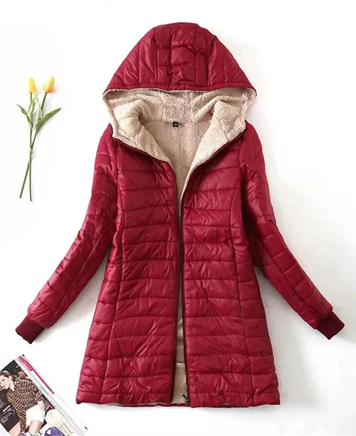 Casaco feminino puffer alongado - imagem 8