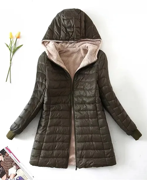 Casaco feminino puffer alongado - imagem 6