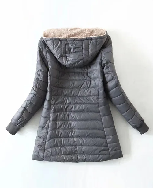 Casaco feminino puffer alongado - imagem 3