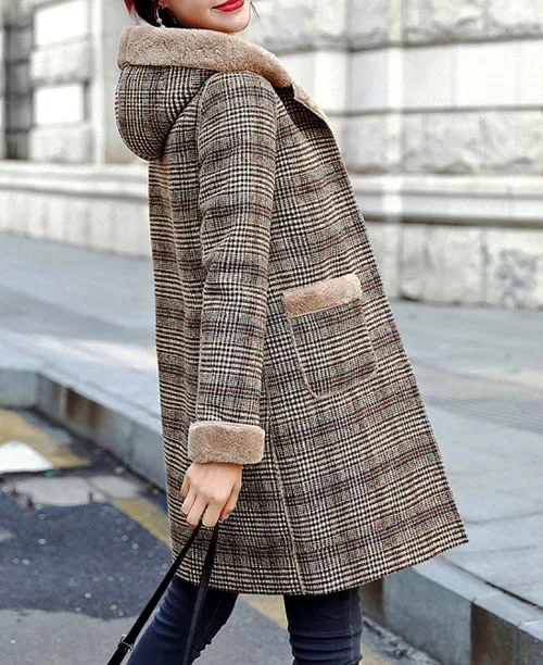 Casaco alongado feminino de inverno - imagem 4