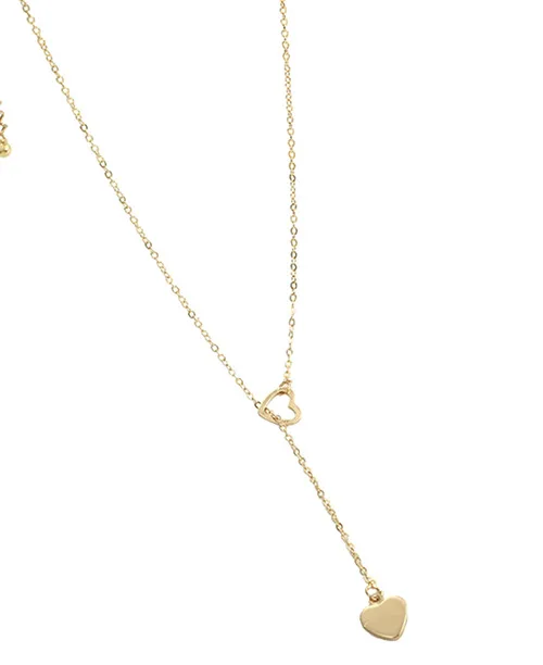 Colar feminino delicado de coração - imagem 4