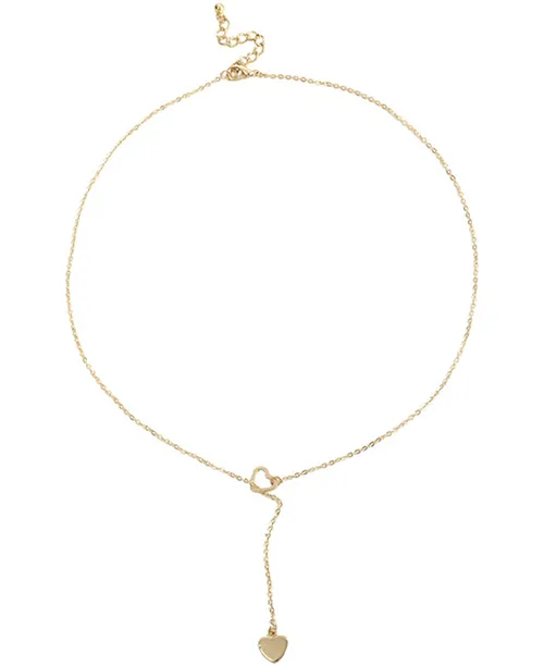 Colar feminino delicado de coração - imagem 3