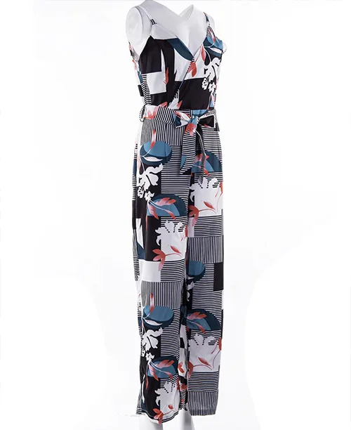 Macacão feminino longo estampa floral - imagem 4