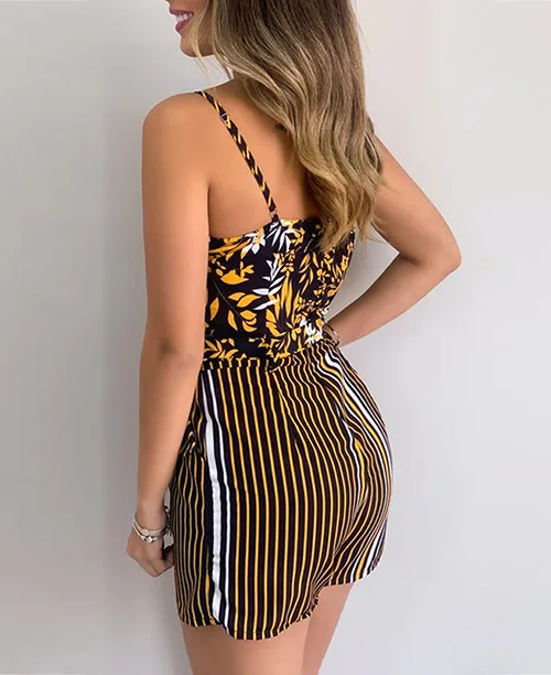 Macaquinho feminino curto estampado - imagem 7