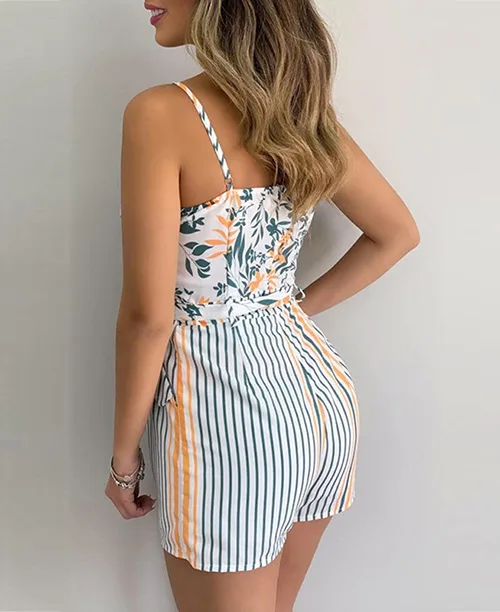 Macaquinho feminino curto estampado - imagem 5