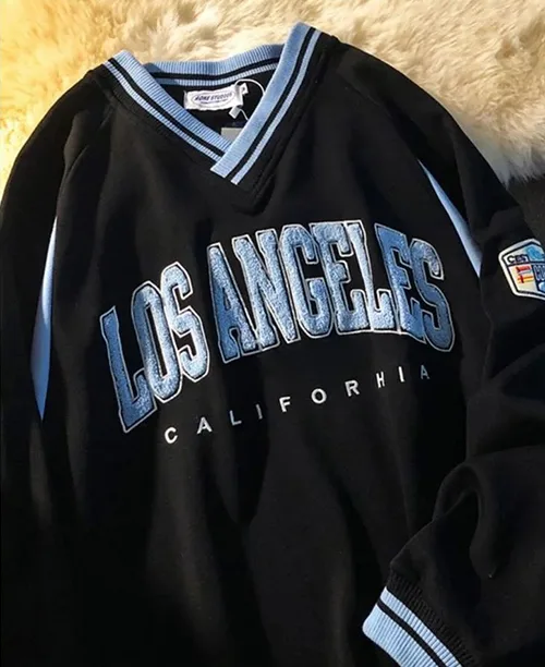 Moletom feminino fechado estampa Los Angeles - imagem 4