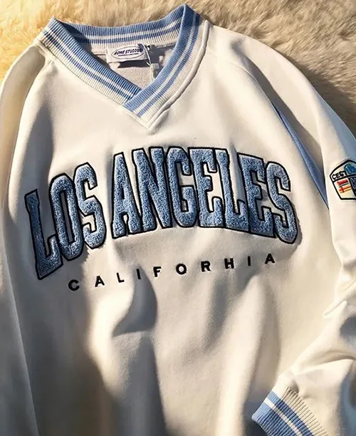 Moletom feminino fechado estampa Los Angeles - imagem 6