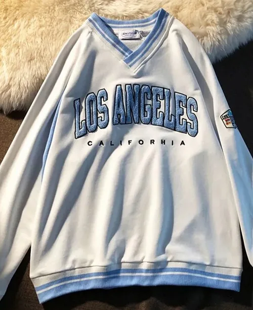 Moletom feminino fechado estampa Los Angeles - imagem 5