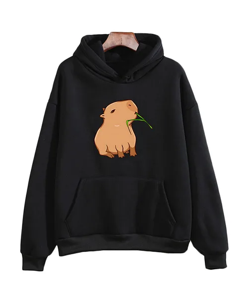 Moletom feminino fechado estampa de capivara - imagem 6