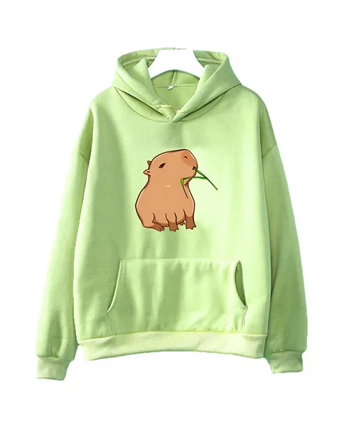 Moletom feminino fechado estampa de capivara - imagem 8