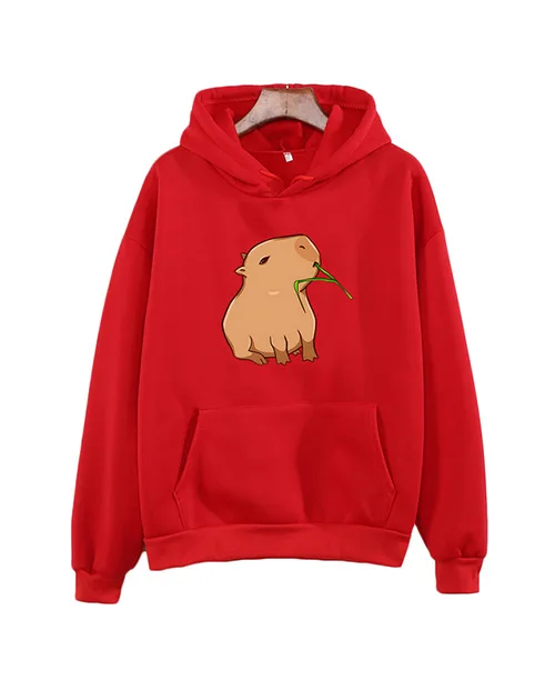 Moletom feminino fechado estampa de capivara - imagem 9