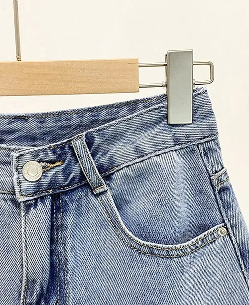 Shorts jeans feminino cintura alta - imagem 8