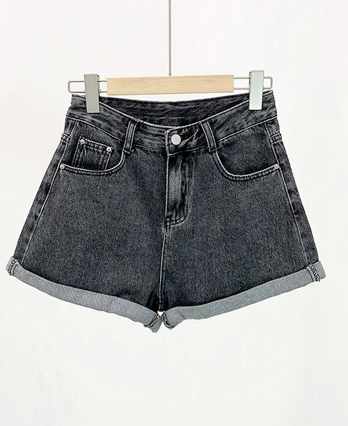 Shorts jeans feminino cintura alta - imagem 6