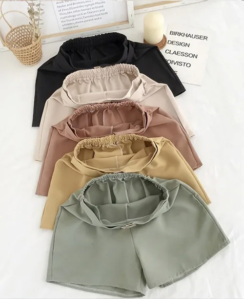 Shorts feminino social alfaiataria com cinto - imagem 3