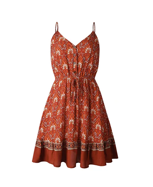Vestido curto soltinho com estampa florida - imagem 3