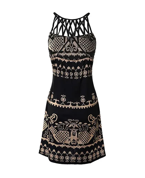Vestido curto soltinho estampado - imagem 7