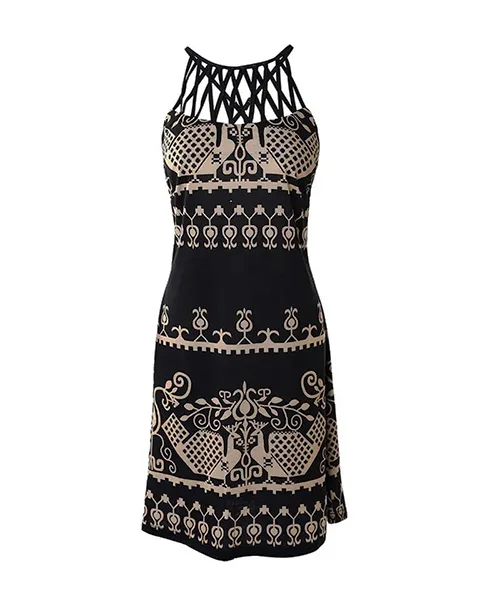 Vestido curto soltinho estampado - imagem 6