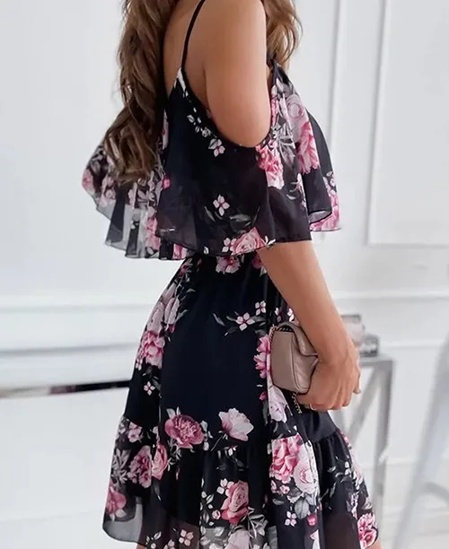 Vestido soltinho curto estampado - imagem 7