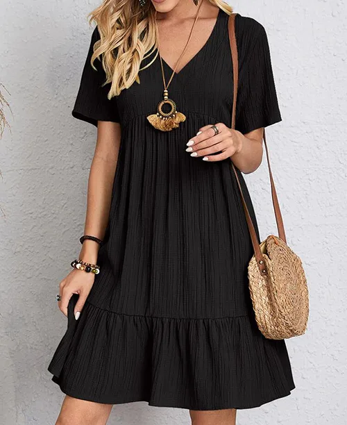 Vestido soltinho de manga curta - imagem 19