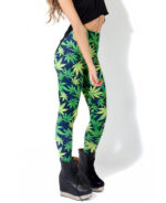 Legging com estampa Marijuana