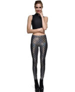 Legging estampa sereia metalizada