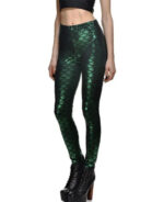 Legging estampa sereia metalizada