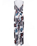 Macacão feminino longo estampa floral