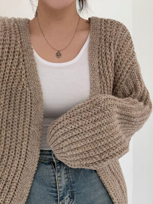 Cardigan feminino de tricot │ Chic Princess