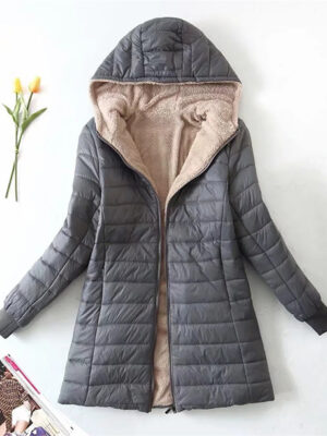 Casaco feminino puffer alongado │ Chic Princess