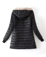 Casaco feminino puffer alongado