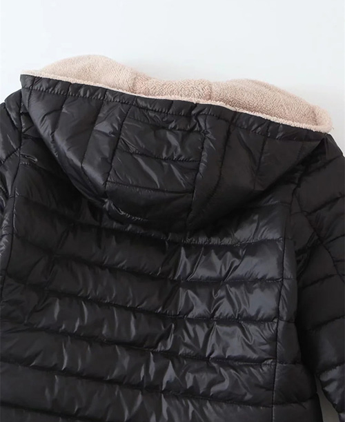 Casaco feminino puffer alongado