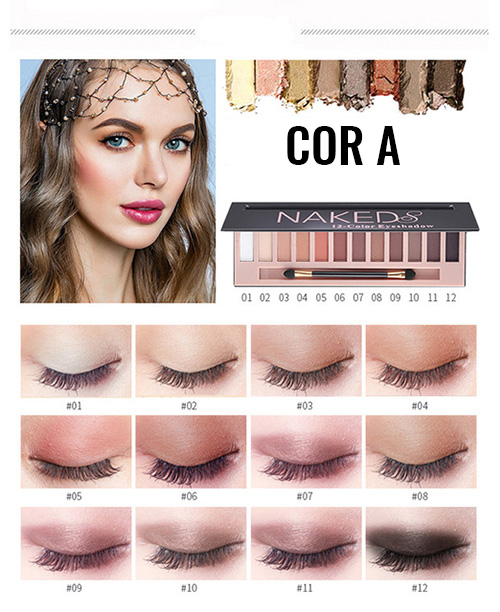 Paleta De Sombras Naked Chic Princess Loja De Roupas E Moda